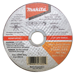 Makita Grinding & Cutting 125mm X 1.2mm X 22mm Standard Inox Cutting Disc Wa60T 12Pc Tin | SKU D-20535-12
