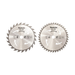 Makita - Standard TCT Saw Blade 235mm x 25mm x 24T & 40T - TWIN Pack | D-21319