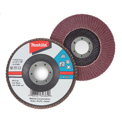 Makita - 100mm Flap Disc 120# Grit - Aluminium Oxide - Flat | D-27218