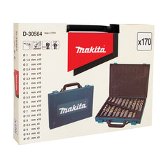 Makita - Tin Coat Flute HSS Drill Bit Set mm - 170pc | D-30564