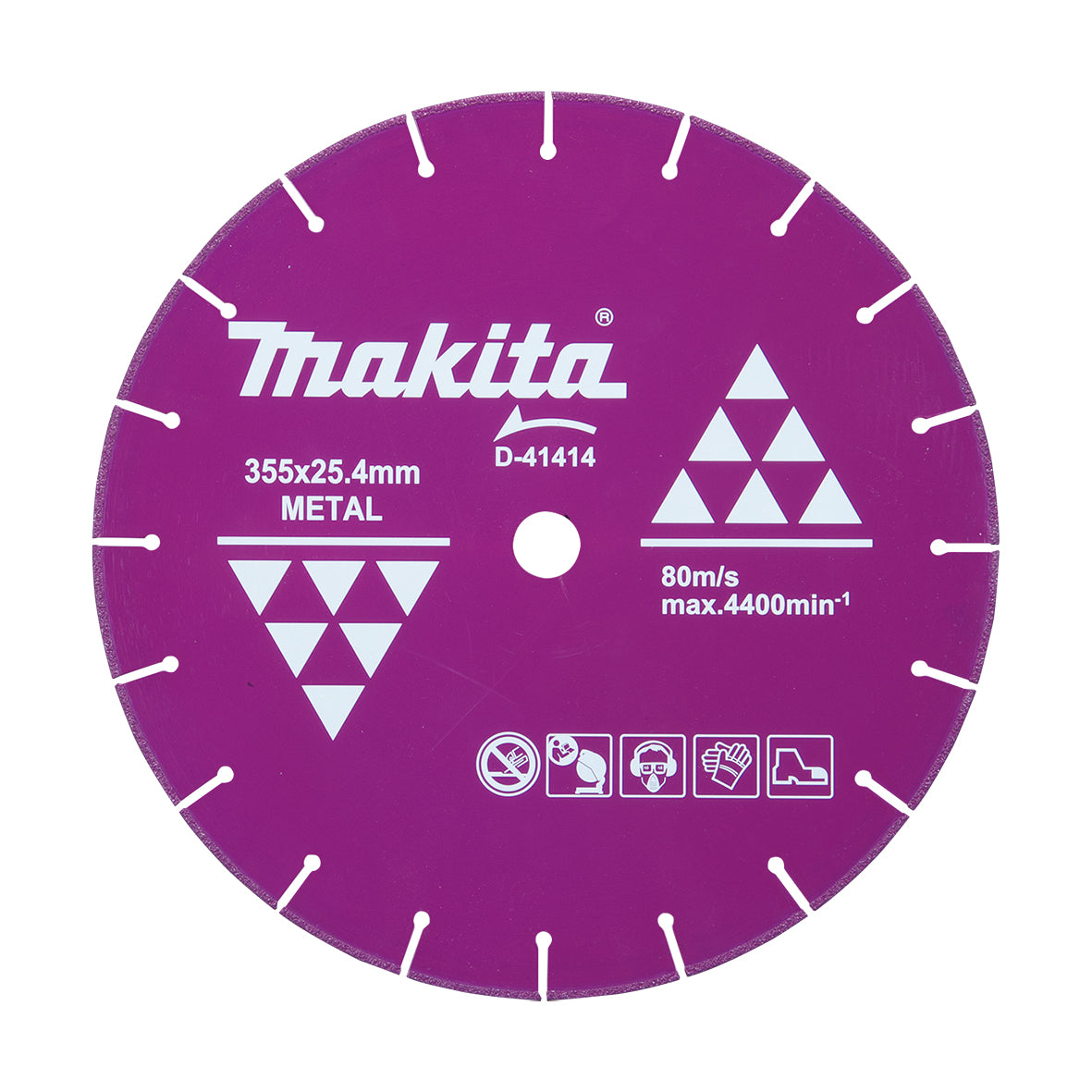 Makita Diamond Blades 355mm X 25.4mm Diamond Wheel Metal Cut-Off Machine - Standard  | SKU D-41414
