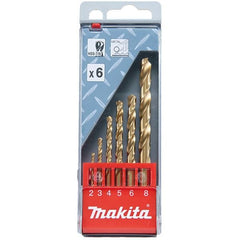Makita - HSS - Tin Metal Drill Bit Set 1.5 - 10mm - 19Pc | D-67527