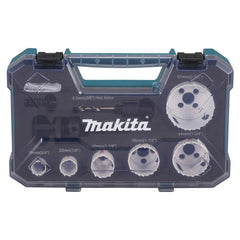Makita - 9 Piece Standard Bi-Metal Plumber Hole Saw Set | D-47117