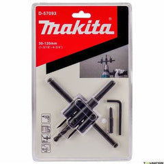 Makita Accessories - Adjustable Circle Cutter 30 - 120mm | D-57093