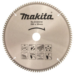Makita - Multi Cut TCT Saw Blade 260mm x 30 x 120T | D-62234