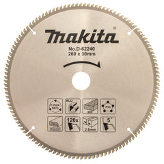 Makita Accessories - Multi Cut TCT Saw Blade 260mm x 30 x 100T | D-62240