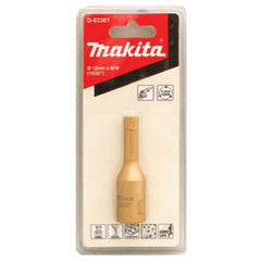 Makita - 12mm - M10 x 1.5mm Thread - VAC Brazed Diamond Core Bit  | D-63301