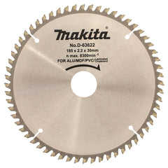 Makita Accessories - Multi Cut TCT Saw Blade 185mm x 30 x 60T | D-63622