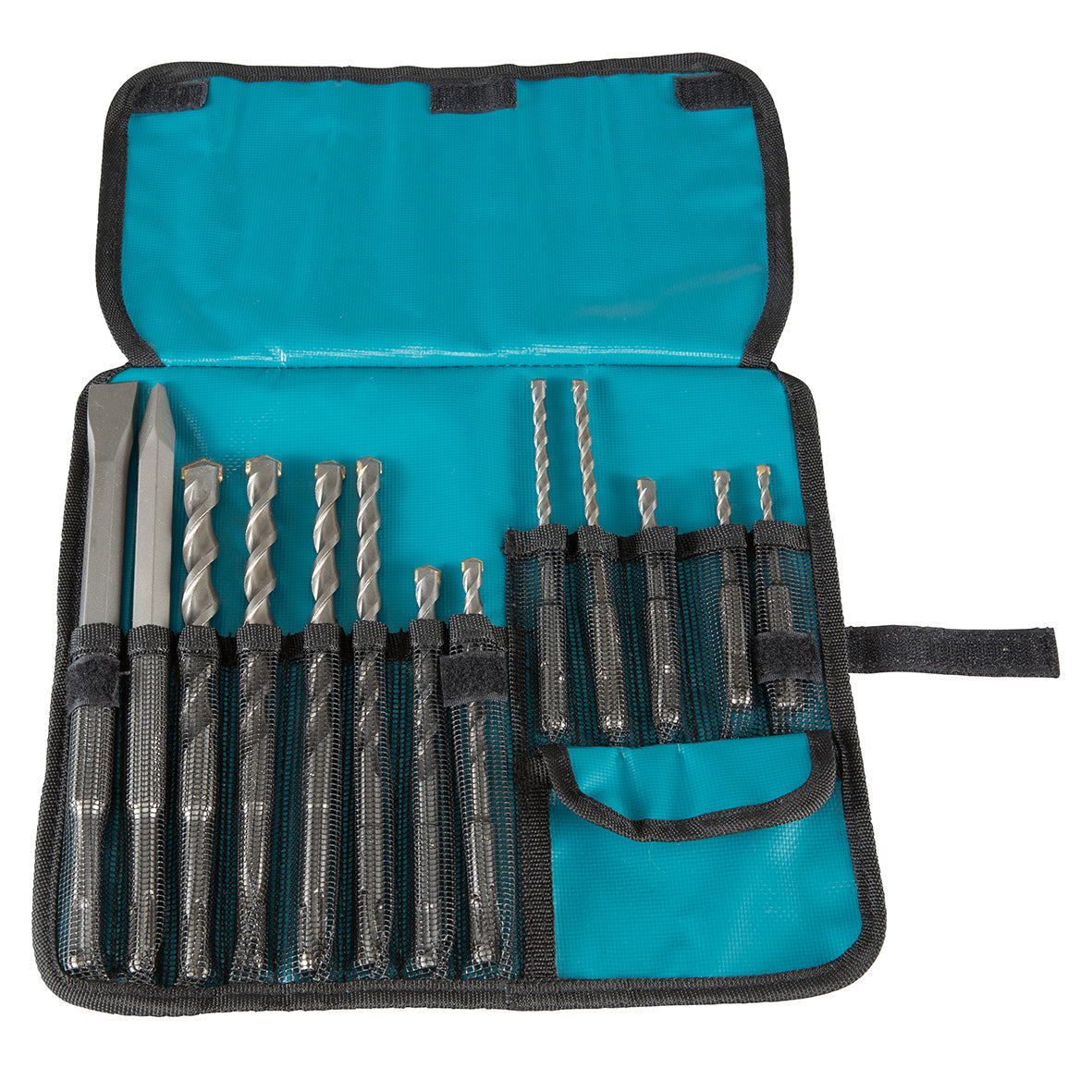 Makita - Standard SDS-Plus Drill & Chisel Assortment Set - 13pc - TEXTile Case | D-70895