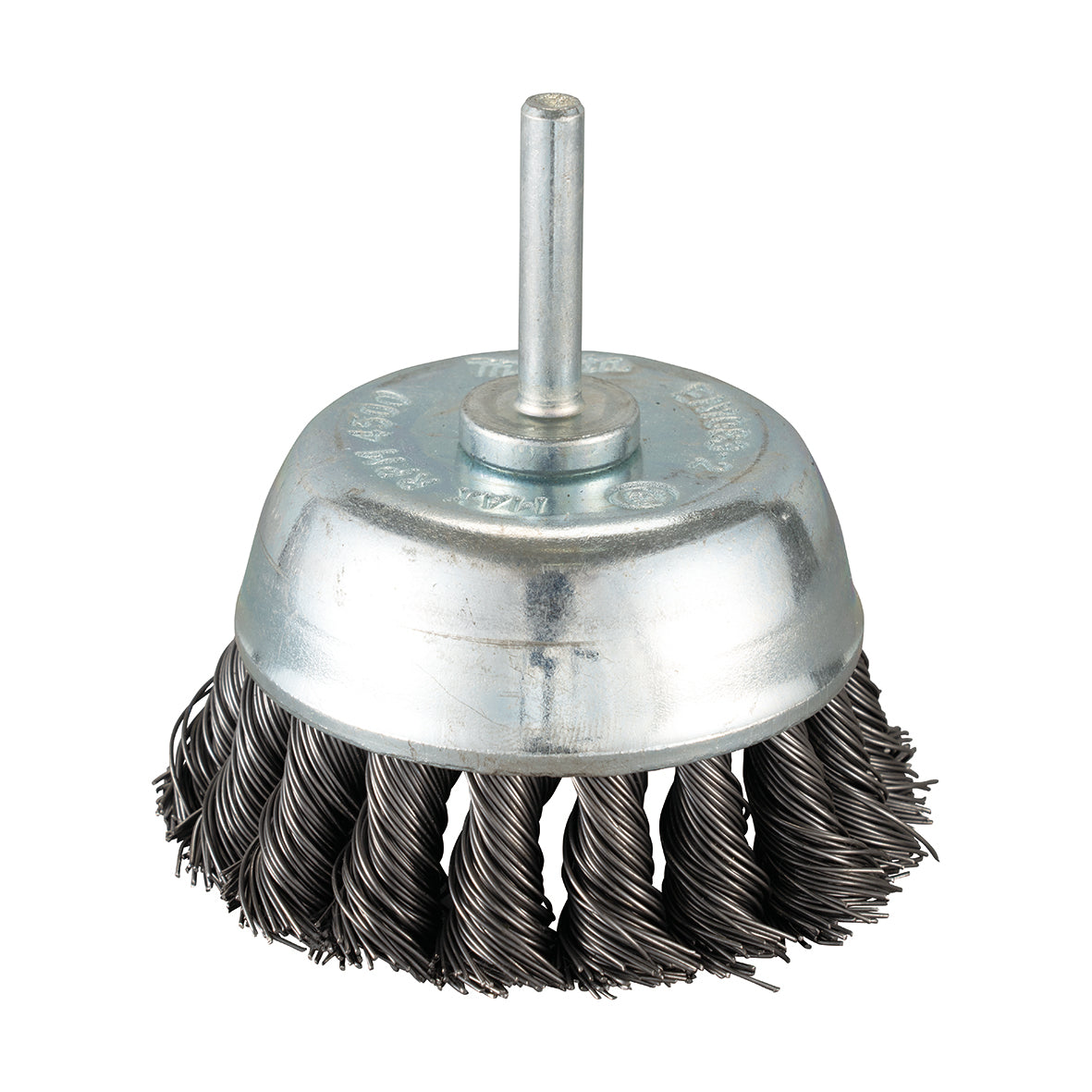 Makita - Knotted Cup Brush 75mm STRAIGHT Shank | D-73807