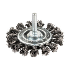 Makita Accessories - Knotted Wheel Brush 75mm Straight Shank | D-73813