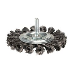 Makita Accessories - Knotted Wheel Brush 100mm Straight Shank | D-73829