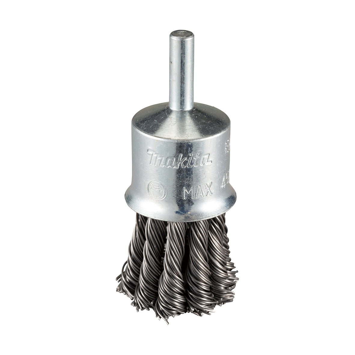 Makita - Knotted End Cup Brush 24mm STRAIGHT Shank | D-73857