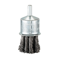 Makita Accessories - Knotted End Cup Brush 28mm Straight Shank | D-73863