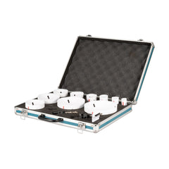 Makita - 13 Piece Standard Bi-Metal GENERAL Purpose Hole Saw Set - Aluminium Case | D-75764