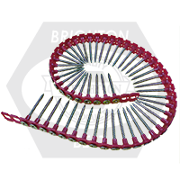 Brighton Best - 1000  6G x 40 MM FINE, WHITE - COLLATED DRYWALL SCREWS ZNC YEL - CDNZ640001W | D01120