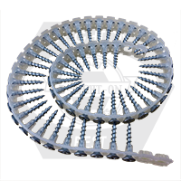 Brighton Best - 1000  6G x 25 MM COARSE, WHITE - COLLATED DRYWALL SCREWS GALV - CDCG625001W | D03010