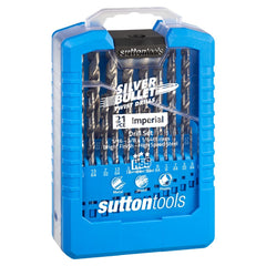 Sutton Tools - 16-3/8" Drill D101 S2 Jobber HSS Silv Bullet Set 1/ 21Pc | D101S2