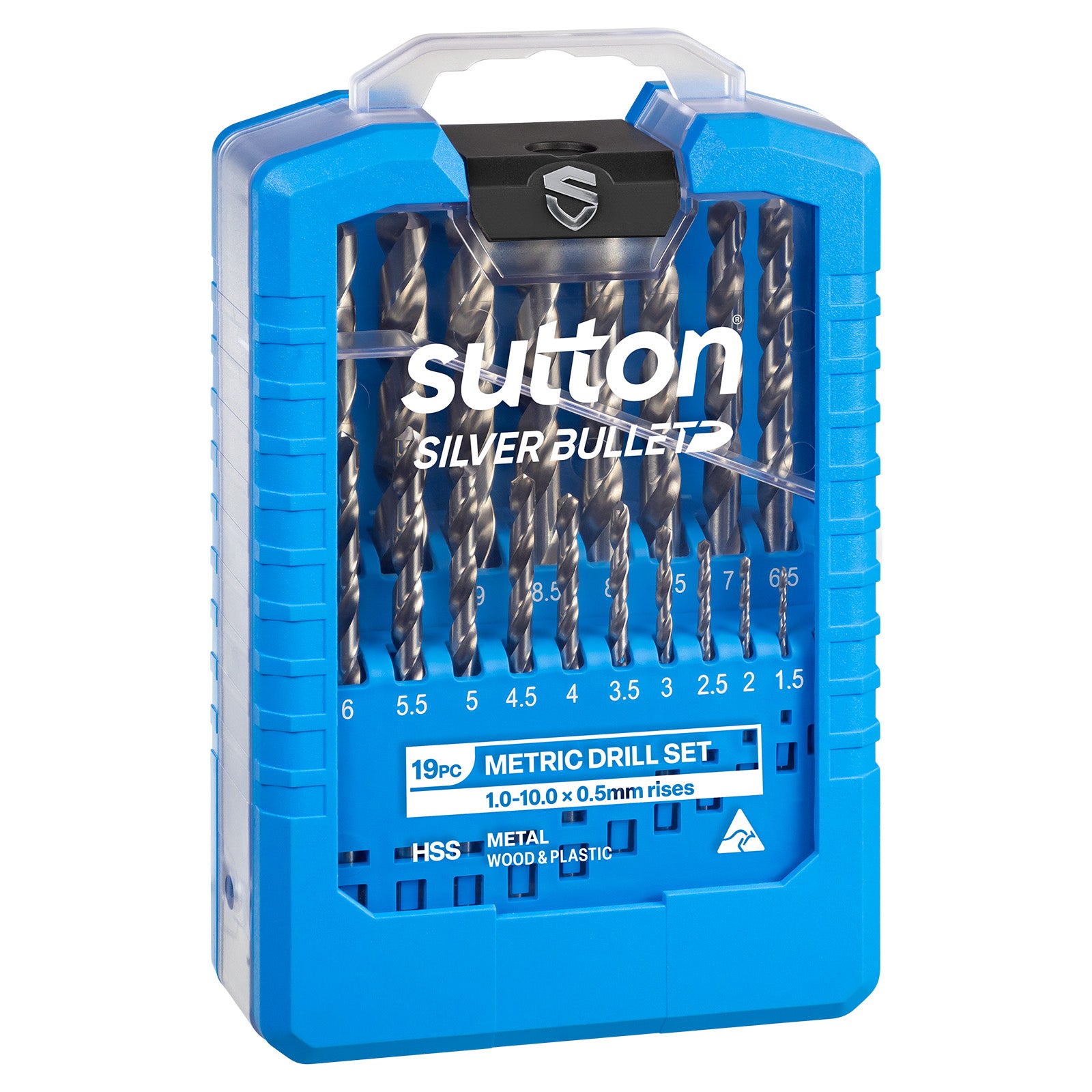 Sutton - Drill D101 Sm2 Jobber HSS Silv Bullet Set 1-10mm 19Pc | D101SM2