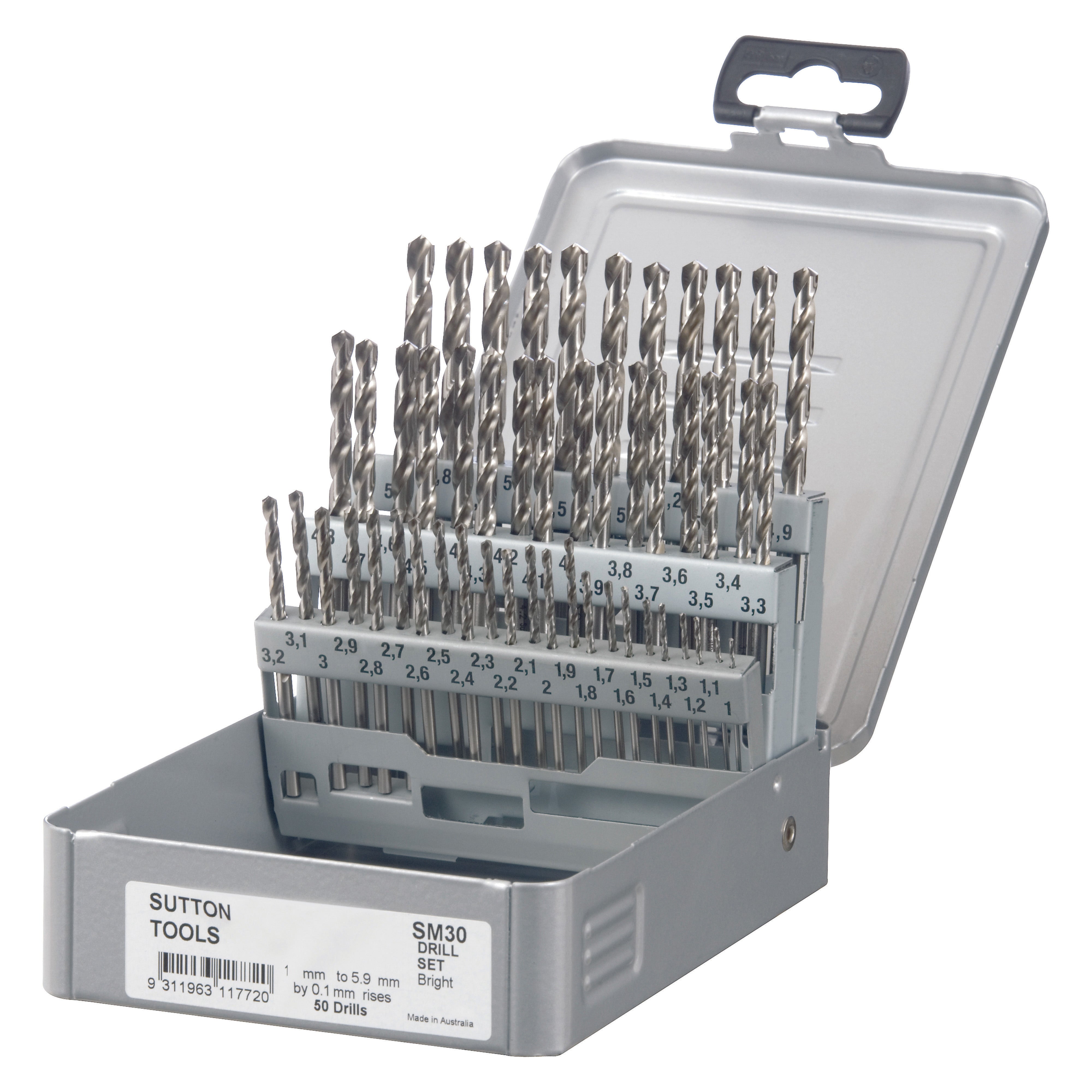 Sutton - Drill D101 Sm3 Jobber HSS Silv Bullet Set 1-13mm 25Pc | D101SM3