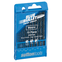 Sutton - Drill D102 Sm1 Jobber HSS Blue Bullet Set 1.5-6.5mm 13Pc | D102SM1