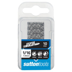 Sutton Tools - 3/32" Drill D104 Jobber HSS Silv Bullet Tradepack 10Pk | D1040238