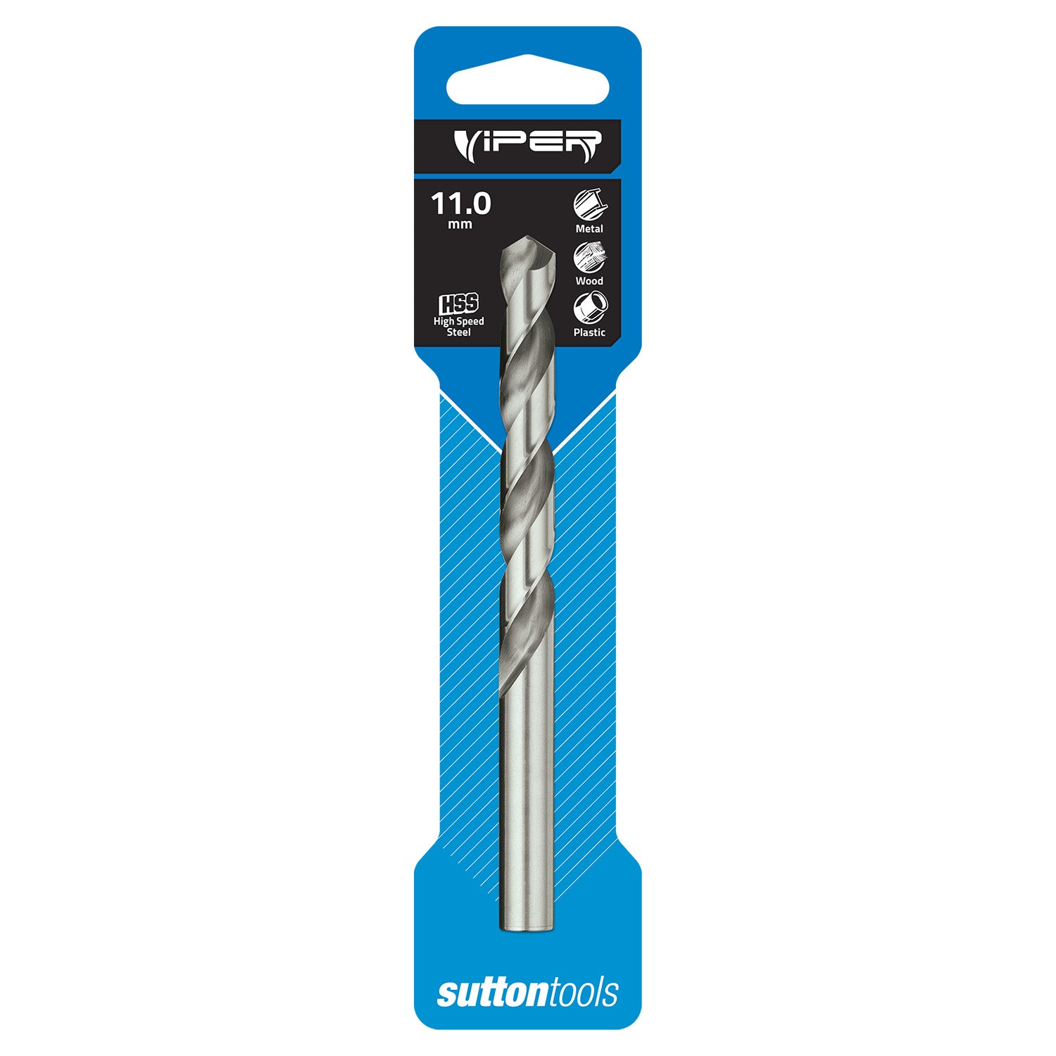 Sutton - Drill D105 Jobber HSS Viper Carded 11.0mm | D1051100