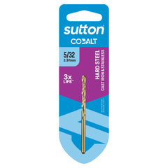 Sutton - Drill D108 Jobber HSS-Co Hd-Cobalt Carded 5/32In | D1080397