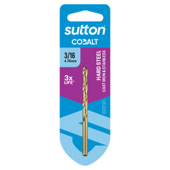 Sutton - Drill D108 Jobber HSS-Co Hd-Cobalt Carded 3/16In | D1080476