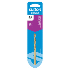 Sutton - Drill D108 Jobber HSS-Co Hd-Cobalt Carded 6.5mm | D1080650