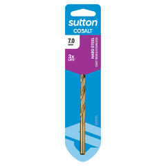 Sutton - Drill D108 Jobber HSS-Co Hd-Cobalt Carded 7.0mm | D1080700