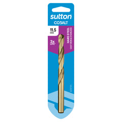 Sutton - Drill D108 Jobber HSS-Co Hd-Cobalt Carded 11.5mm | D1081150