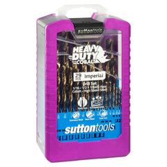 Sutton - Drill D109 S3 Jobber HSS-Co Hd-Cobalt Set 1/16-1/2In 29Pc | D109S3
