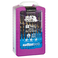 Sutton - Drill D109 Sm3 Jobber HSS-Co Hd-Cobalt Set 1-13mm 25Pc | D109SM3