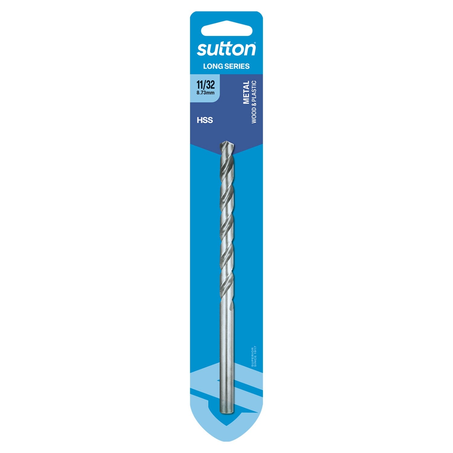 Sutton - Drill D110 Long Series HSS Carded 11/32In | D1100873