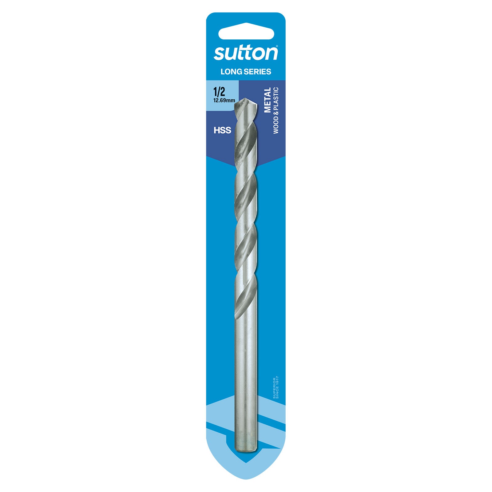 Sutton - Drill D110 Long Series HSS Carded 1/2In | D1101269