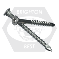 Brighton Best - 400  10G x 65 MM , FLAT HEAD - DECKFAST SCREWS FLAT HD SS316 - LDSF10654006 | D13020