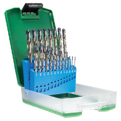 Sutton - Drill D179 S2 Jobber HSS-Tialn-Tip Viper+ Set 1/16-3/8 21Pc | D179S2