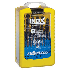 Sutton - Drill D180 Sm3 Jobber HSS-Tialn-Tip Inox Set 1-13mm 25Pc | D180SM3