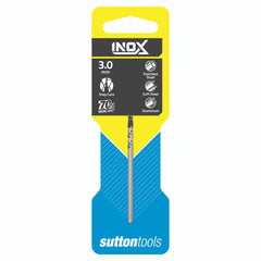 Sutton Tools - 3.0mm Drill D185 Jobber HSS-tiain Tip INOX | D1850300