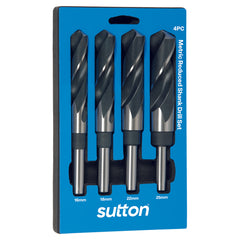 Sutton - Drill D188 Rs4M Reduced Shank HSS Blu Set 16-25mm 4Pc | D188RS4M