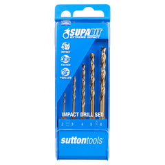 Sutton - Drill D213 Hex Shank HSS-Co Supabit Set 2-6mm 5Pc | D2130005