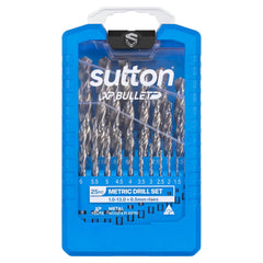 Sutton Tools - 1-13mm Drill D220 Sm25 Jobber HSS XP Bullet Set 25Pc | D220SM25