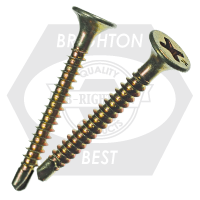 Brighton Best - 1000 6G x 32 MM - DRYWALL SELF DRILLING SCREWS ZNC YEL - LDDZ632001 | D29040