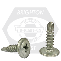 Brighton Best - 1000  8G x 20 MM FINE - BUTTON HEAD SELF DRILLING SCREWS GALV - LBDG820001 | D35030