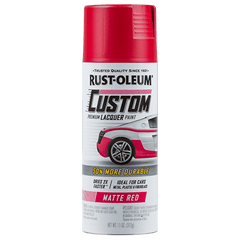 Rust-Oleum  - Custom Lacquer Matt Red - Spray 311g | 311484
