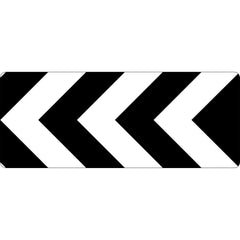 Uniform Safety Signs - 400x1000mm - Aluminium - Class 1 - Reflective - Uni Directional Hazard Marker | D4-2-2