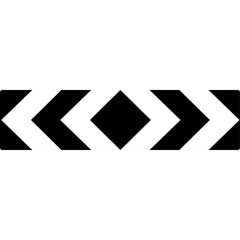 Uniform Safety Signs - 1600x400mm - Aluminium - Class 1 - Bi Directional Chevron | D4-2-3A