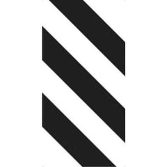 Uniform Safety Signs - 600x1200mm - Aluminium - Class 1 - Reflective - Width Marker Right | D4-3C(R