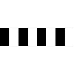 Uniform Safety Signs - 1800x400mm - Aluminium - Class 1 - Reflective - Obstruction Marker [FREIGHT CHARGES APPLY] | D4-5-1